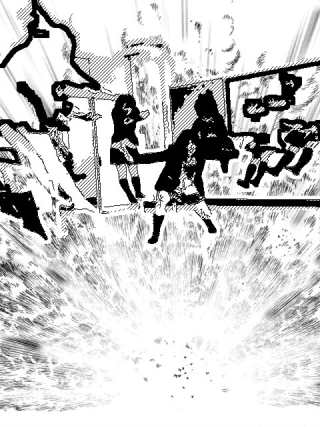 Illustration for article titled Japanese Schoolgirls Bring Manga Style Martial Arts To Life for Fun